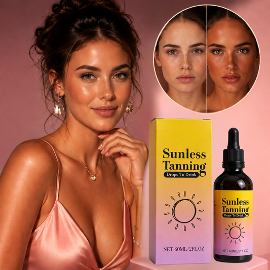 Sunless Tanning Drops | Drink Your Way to a Natural, Even Glow in Just 7 Days