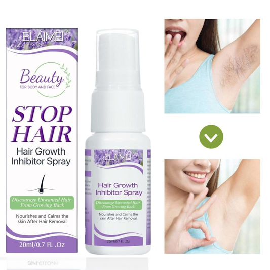 Hair Growth Inhibitor Spray | Stop Hair Regrowth & Enjoy Smooth Skin for Weeks