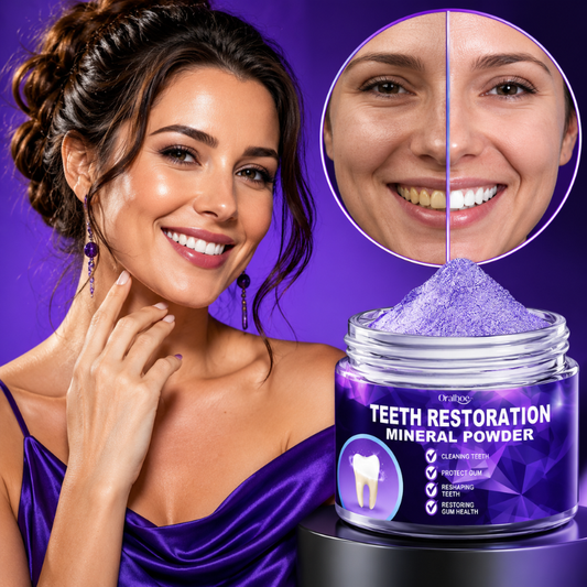 Teeth Restoration Mineral Powder| Erase Stains Fast for a Shockingly Bright Smile