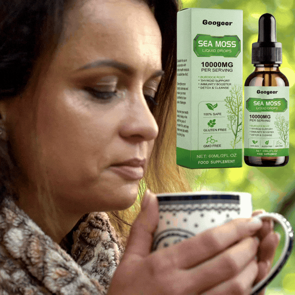 Sea Moss Liquid Drops  Stop Bloating and Feel Energized — In Minutes