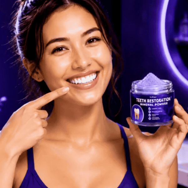 Teeth Restoration Mineral Powder Erase Stains Fast for a Shockingly Bright Smile