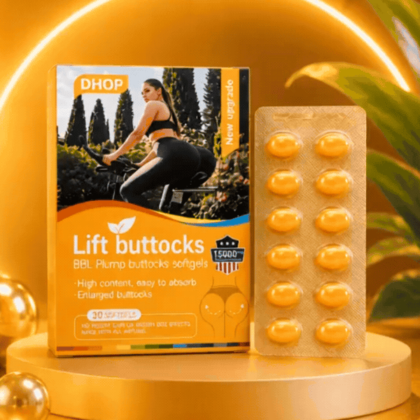 BBL Plumb Buttocks SoftgelsNaturally Grow Wider Hips and Rounder Curves — In 4–8 Weeks