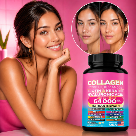 Collagen Beauty Boost Capsules | Lift Your Skin, Strengthen Your Hair, Love Your Reflection